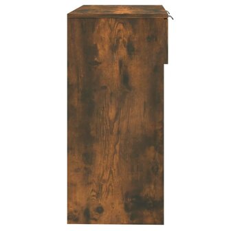 Wandtafel 90x36x75 cm bewerkt hout gerookt eikenkleurig 7