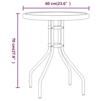 3-delige Bistroset zwart 10