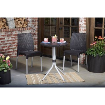 Keter Bistroset Chelsea grafietkleurig 223562 1