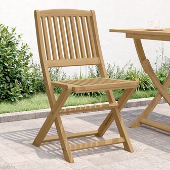 Tuinstoelen 2 st inklapbaar 57x48,5x90 cm massief acaciahout 1