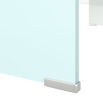 Tv-meubel/monitorverhoger 90x30x13 cm glas groen 5