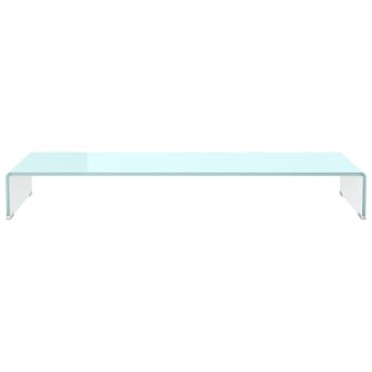 TV-meubel/monitorverhoger 100x30x13 cm glas groen 3