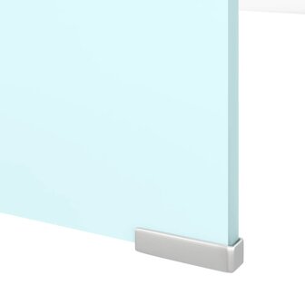 TV-meubel/monitorverhoger 120x30x13 cm glas groen 5