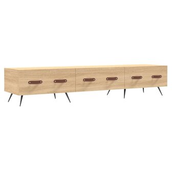 Tv-meubel 150x36x30 cm bewerkt hout sonoma eikenkleurig 2