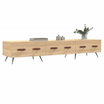 Tv-meubel 150x36x30 cm bewerkt hout sonoma eikenkleurig 3