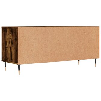 Tv-meubel 100x34,5x44,5 cm bewerkt hout gerookt eikenkleurig 8