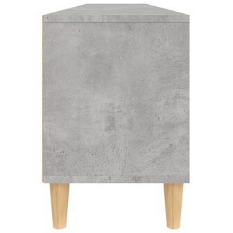 Tv-meubel 150x30x44,5 cm bewerkt hout betongrijs 8