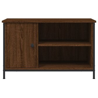 Tv-meubel 80x40x50 cm bewerkt hout bruin eikenkleur 6