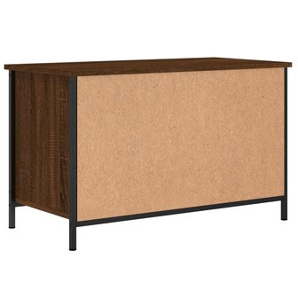 Tv-meubel 80x40x50 cm bewerkt hout bruin eikenkleur 8