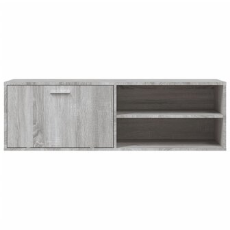 Tv-meubel 120x34x37 cm bewerkt hout grijs sonoma eikenkleurig 4