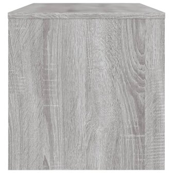 Tv-meubel 120x34x37 cm bewerkt hout grijs sonoma eikenkleurig 5