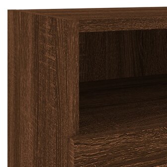 Tv-wandmeubel 40x30x30 cm bewerkt hout bruin eikenkleur 10