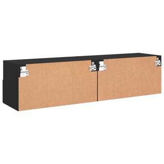 Tv-wandmeubel s 2 st 60x30x30 cm bewerkt hout zwart 10