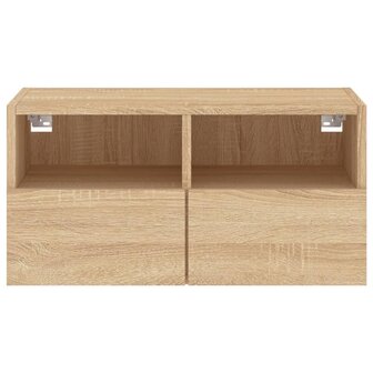 Tv-wandmeubel 60x30x30 cm bewerkt hout sonoma eikenkleurig 8