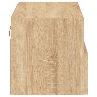 Tv-wandmeubel 60x30x30 cm bewerkt hout sonoma eikenkleurig 9