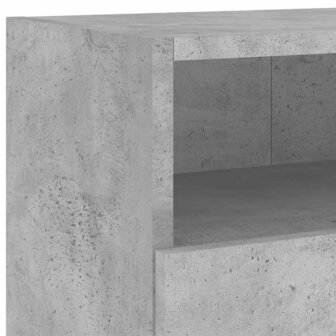 Tv-wandmeubels 2 st 100x30x30 cm bewerkt hout betongrijs 10