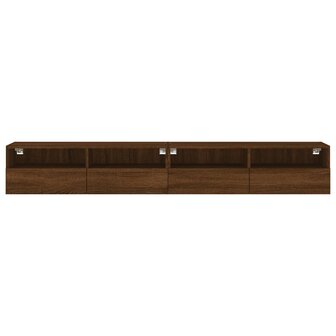 Tv-wandmeubels 2 st 100x30x30 cm bewerkt hout bruin eikenkleur 7