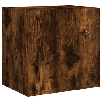 Tv-wandmeubels 2 st 40,5x30x40 cm bewerkt hout gerookt eiken 6