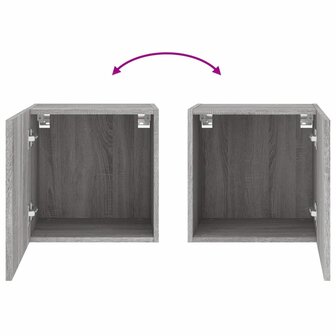 Tv-wandmeubels 2 st 40,5x30x40 cm hout grijs sonoma 11