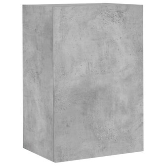 Tv-wandmeubels 2 st 40,5x30x60 cm bewerkt hout betongrijs 5