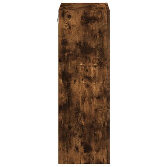 Tv-wandmeubel 40,5x30x90 cm bewerkt hout gerookt eikenkleurig 8