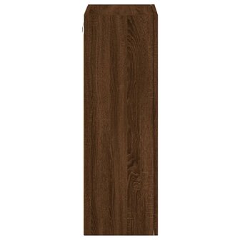 Tv-wandmeubel 40,5x30x90 cm bewerkt hout bruin eikenkleur 8