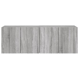 Tv-meubels 2 st wandgemonteerd 60x30x41 cm grijs sonoma eiken 7