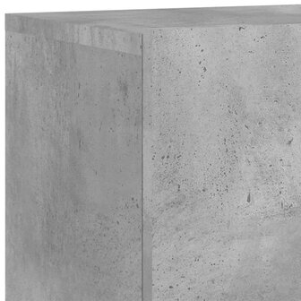 Tv-meubel wandgemonteerd 80x30x41 cm betongrijs 9