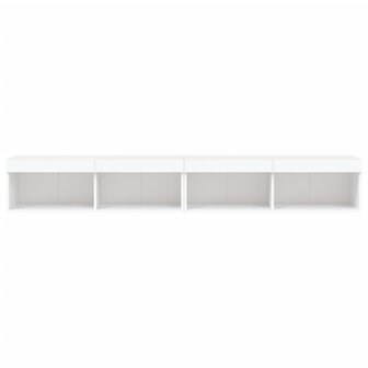 Tv-meubels met LED-verlichting 2 st 100x30x30 cm wit 8