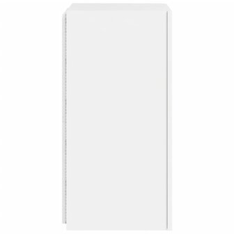 Tv-wandmeubels met LED-verlichting 2 st 30,5x35x70 cm wit 10