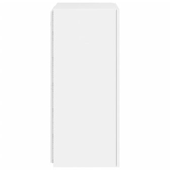 Tv-wandmeubel met LED-verlichting 40,5x35x80 cm wit 10