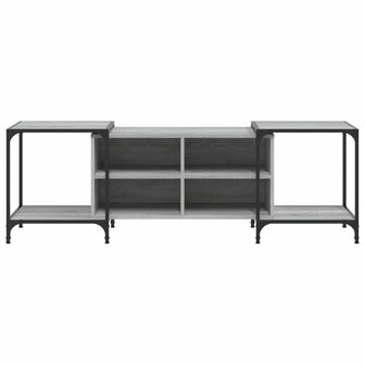 Tv-meubel 153x37x50 cm bewerkt hout grijs sonoma eikenkleurig 4