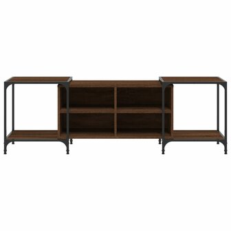 Tv-meubel 153x37x50 cm bewerkt hout bruin eikenkleur 4