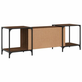 Tv-meubel 153x37x50 cm bewerkt hout bruin eikenkleur 6