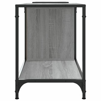 Tv-meubel 203x37x50 cm bewerkt hout grijs sonoma eikenkleurig 5