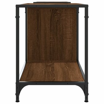 Tv-meubel 203x37x50 cm bewerkt hout bruin eikenkleur 5