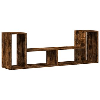 Tv-meubelen 2 st 75x30x50 cm bewerkt hout gerookt eikenkleurig 2