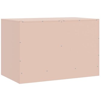 Tv-meubelen 2 st 67x39x44 cm staal roze 9