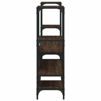 Tv-meubel 206,5x28,5x95 cm bewerkt hout bruin eikenkleurig 6