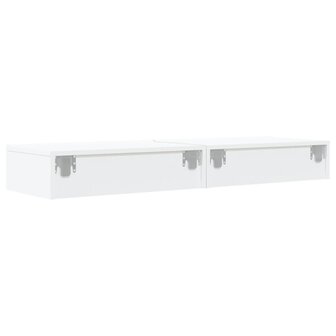 Tv-meubelen 2 st met LED-verlichting 60x35x15,5 cm wit 10