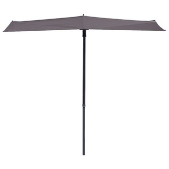 Madison Balkonparasol Sun Wave 270x150 cm taupe PAC3P015 1