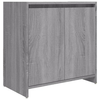 Badkamerkast 60x33x61 cm bewerkt hout grijs sonoma eikenkleurig 2