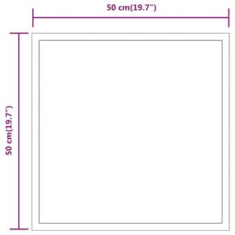 Badkamerspiegel LED 50x50 cm 5