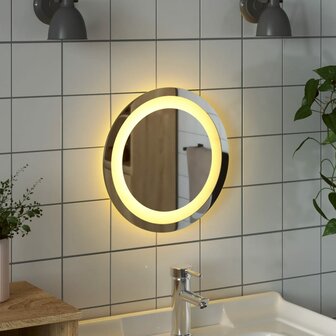 Badkamerspiegel LED rond 30 cm 3