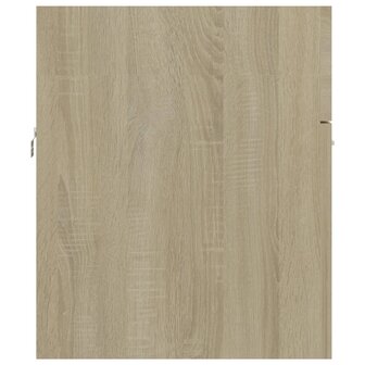 Wastafelkast 80x38,5x46 cm bewerkt hout sonoma eikenkleurig 6