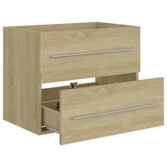 Wastafelkast 60x38,5x48 cm bewerkt hout sonoma eikenkleurig 4