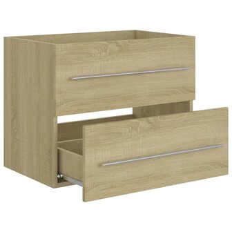 Wastafelkast 60x38,5x48 cm bewerkt hout sonoma eikenkleurig 5