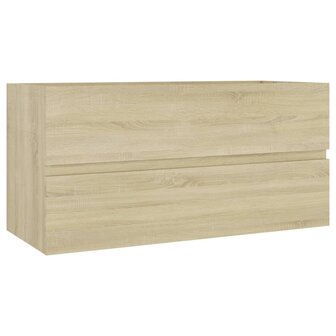 Wastafelkast 90x38,5x45 cm bewerkt hout sonoma eikenkleurig 2