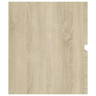 Wastafelkast 90x38,5x45 cm bewerkt hout sonoma eikenkleurig 6