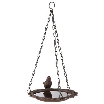 HI Vogelbad hangend 20,5 cm bruin 2